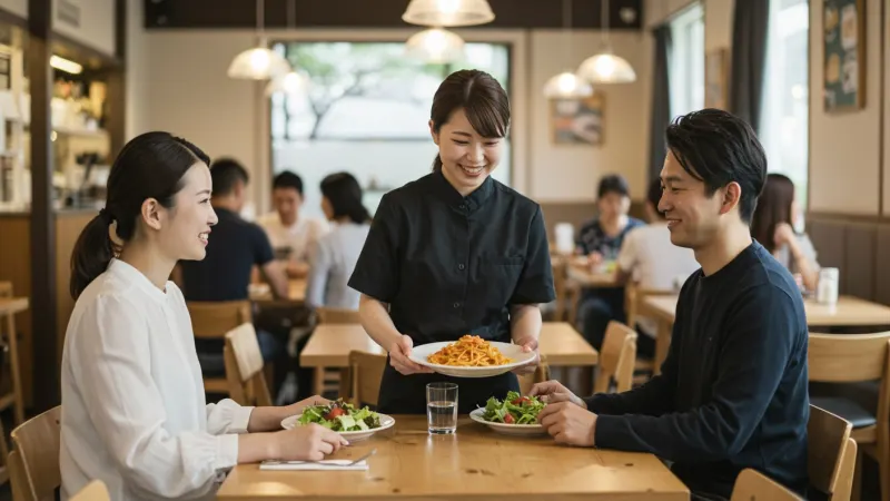 飲食店がAI研修をきっかけにバンドル提案強化、接客フレーズもAI活用でスムーズな販売促進を実現 ～課題だった客単価8％向上～