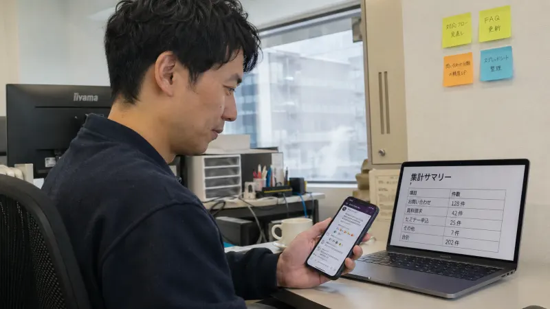 出欠確認・投票結果を秒速で集計。NotebookLM画像認識でスタンプ数え作業が不要に