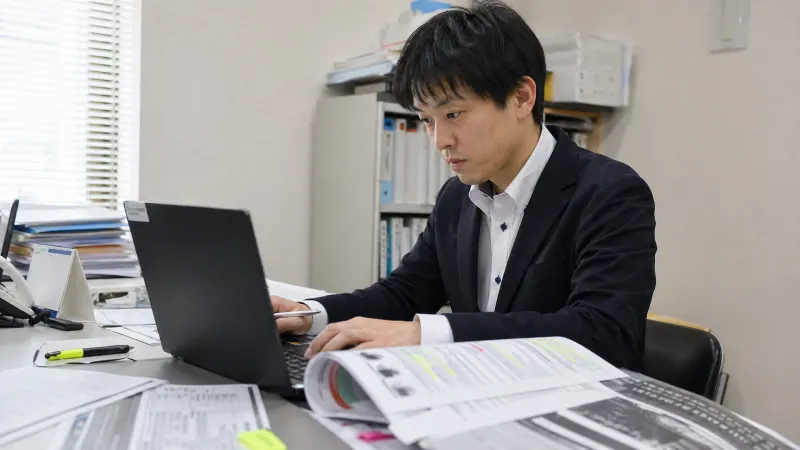 レポート作成が4時間から30分に。AIリサーチ活用で調査業務を劇的効率化