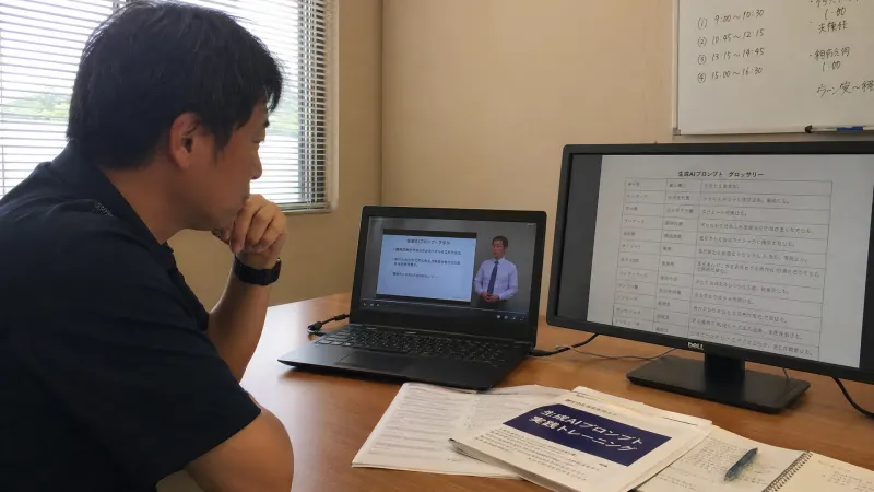 新人が「わからない用語」で躓かない。研修動画からAIが用語集を自動作成